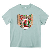 Arona Christmas Pocket Heavy Core Tee - CowhideDigitalArt