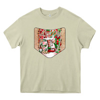 Mossy Christmas Pocket Heavy Core Tee - CowhideDigitalArt
