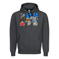 Smoke mri gnomes Zipper Hoodie - Zillion Design Studio