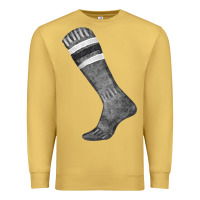 Antique Gold black sock fa element Premium Sweatshirt - FaDigitalArtStudio