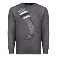 Charcoal Heather black sock fa element Premium Sweatshirt - FaDigitalArtStudio