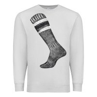 Dove Grey black sock fa element Premium Sweatshirt - FaDigitalArtStudio