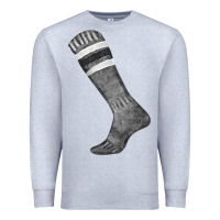 Heather Grey black sock fa element Premium Sweatshirt - FaDigitalArtStudio
