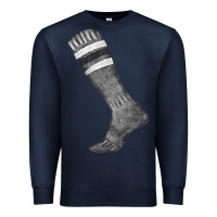 Navy black sock fa element Premium Sweatshirt - FaDigitalArtStudio