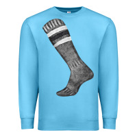 Ocean Blue black sock fa element Premium Sweatshirt - FaDigitalArtStudio