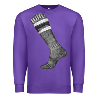 Purple black sock fa element Premium Sweatshirt - FaDigitalArtStudio