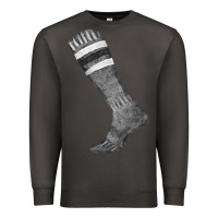Smoke black sock fa element Premium Sweatshirt - FaDigitalArtStudio
