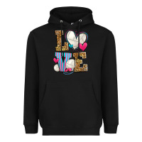 Black love volleyball Heavyweight Hoodie - Zillion Design Studio