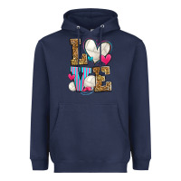 Navy love volleyball Heavyweight Hoodie - Zillion Design Studio