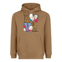 Toasted Coconut love volleyball Heavyweight Hoodie - Zillion Design Studio