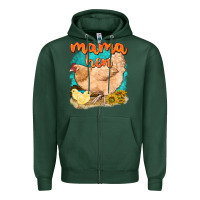 Sports Green mama hen with sunflowers Zipper Hoodie - texasbilliewilder