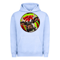 Pigment Grape Ice Christmas Cow Urban Hoodie - Jasminsmagicworld