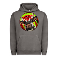 Pigment Tornado Christmas Cow Urban Hoodie - Jasminsmagicworld