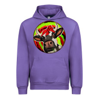 Tulip Christmas Cow Urban Hoodie - Jasminsmagicworld