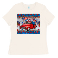 Bone american truck 4th of july tumbler Ladies Tee - BarkalooDesign