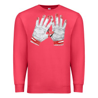 Cardinal batting gloves Premium Sweatshirt - FaDigitalArtStudio