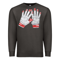 Smoke batting gloves Premium Sweatshirt - FaDigitalArtStudio