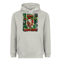 Moon Dust merry christmas longhorn cow Heavyweight Hoodie - RanaPortraitStore