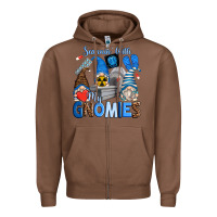 Chestnut scannin' with my gnomies Zipper Hoodie - Zillion Design Studio