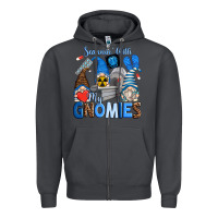 Smoke scannin' with my gnomies Zipper Hoodie - Zillion Design Studio