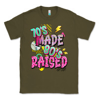 Army Green 70s made 80s raised Classic Tee - texasbilliewilder