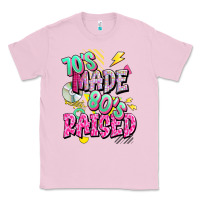 Bubblegum Pink 70s made 80s raised Classic Tee - texasbilliewilder