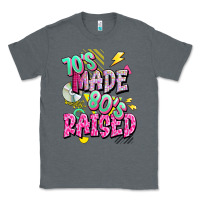 Charcoal Heather 70s made 80s raised Classic Tee - texasbilliewilder