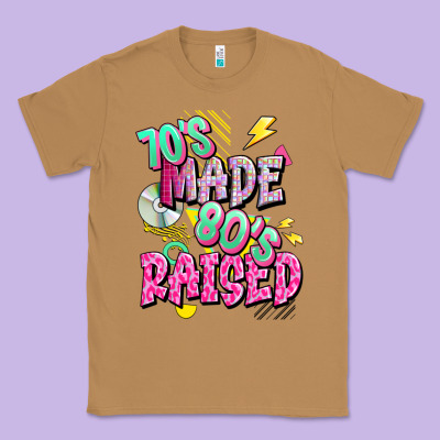 70s Made 80s Raised Classic Tee Designed By Texasbilliewilder