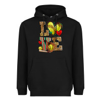 Black love softball Heavyweight Hoodie - Zillion Design Studio