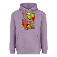 Lavender love softball Heavyweight Hoodie - Zillion Design Studio