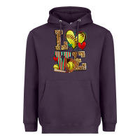 Plum love softball Heavyweight Hoodie - Zillion Design Studio
