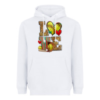 White love softball Heavyweight Hoodie - Zillion Design Studio