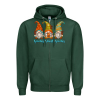 Sports Green gnomes sweet gnomes Zipper Hoodie - Zillion Design Studio