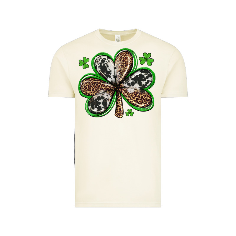 Western St Patricks Day Shamrocks Vintage Tee by Artiststas | Teevron