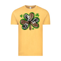 Vintage Mustard western st patricks day shamrocks Vintage Tee - Artiststas