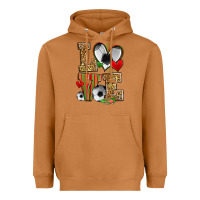 Meerkat love soccer Heavyweight Hoodie - Zillion Design Studio