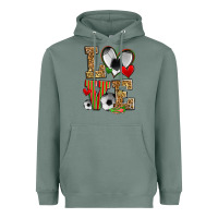 Sage love soccer Heavyweight Hoodie - Zillion Design Studio
