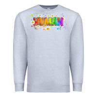 Heather Grey lgbtq human  libbey glass Premium Sweatshirt - HRA Design Shop