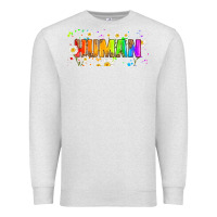 Oatmeal Heather lgbtq human  libbey glass Premium Sweatshirt - HRA Design Shop