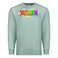 Seafoam lgbtq human  libbey glass Premium Sweatshirt - HRA Design Shop
