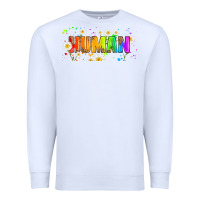 White lgbtq human  libbey glass Premium Sweatshirt - HRA Design Shop
