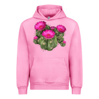 Fuchsia Pink eagle claws cacti Urban Hoodie - LillyAllenDesigns