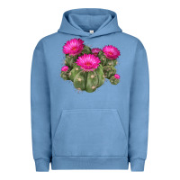 Pigment Pebble Blue eagle claws cacti Urban Hoodie - LillyAllenDesigns