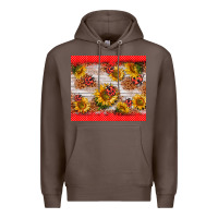 Coffee ladybug sunflower Premium Hoodie - BarkalooDesign