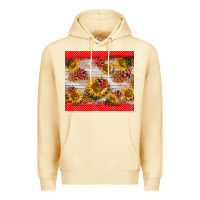 Pina Colada ladybug sunflower Premium Hoodie - BarkalooDesign