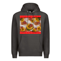 Smoke ladybug sunflower Premium Hoodie - BarkalooDesign