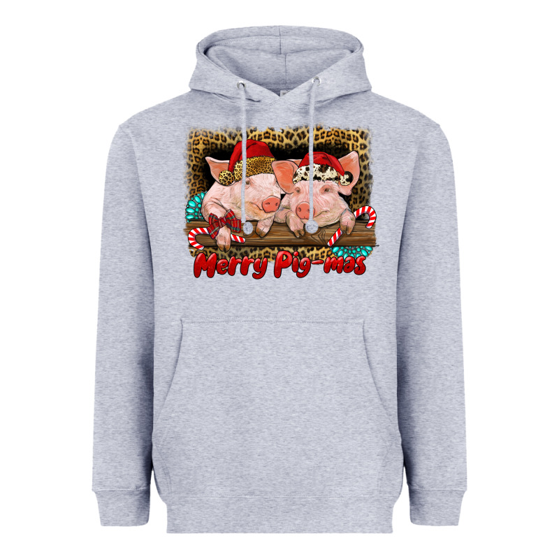 Merry Pig Mas Heavyweight Hoodie by RanaPortraitStore | Teevron