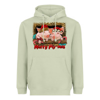 Matcha merry pig mas Heavyweight Hoodie - RanaPortraitStore