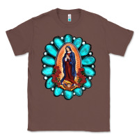 Chestnut Gemstone Lady Of Guadalupe Classic Tee - RanaPortraitStore
