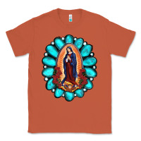 Copper Gemstone Lady Of Guadalupe Classic Tee - RanaPortraitStore